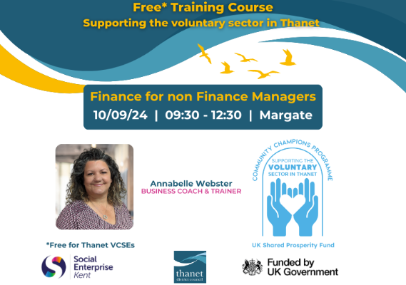 Image representing *Thanet District Council Free Finance for Non-Finance Managers courses by Social Enterprise Kent CIC