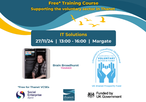 Image representing *Thanet District Council Free IT Solutions courses by Social Enterprise Kent CIC