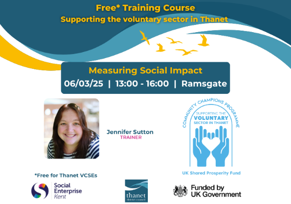 Image representing *Thanet District Council Free Measuring Social Impact courses by Social Enterprise Kent CIC