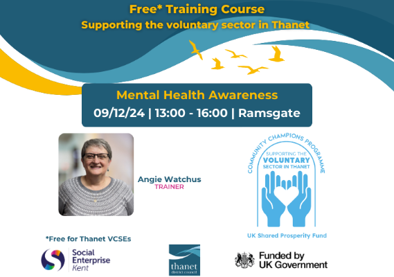 Image representing *Thanet District Council Free Mental Health Awareness courses by Social Enterprise Kent CIC