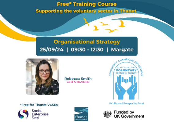Image representing *Thanet District Council Free Organisational Strategy courses by Social Enterprise Kent CIC