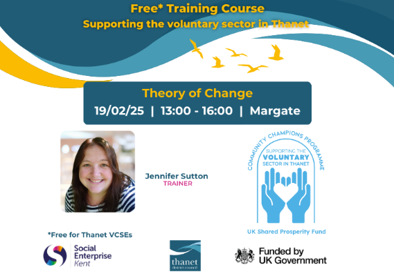 Image representing *Thanet District Council Free Theory of Change courses by Social Enterprise Kent CIC