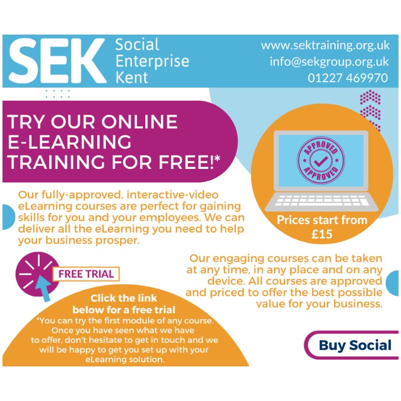 E Learning Offer - Social Enterprise Kent CIC Project